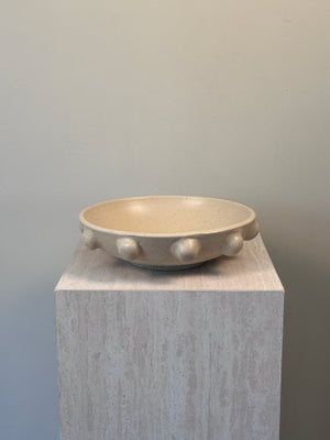 Beaded Bowl - Beige