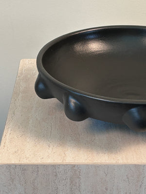Beaded Bowl - Dark Charcoal