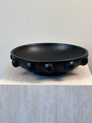 Beaded Bowl - Textured Black