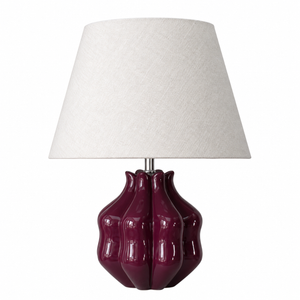 Bloom Table Lamp - Burgundy - Conical