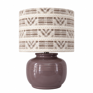Dune Table Lamp - Chocolate - Beige-Offwhite
