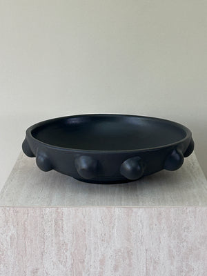 Beaded Bowl - Dark Charcoal
