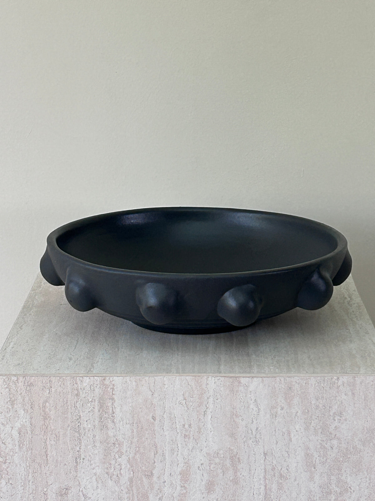 Beaded Bowl - Dark Charcoal