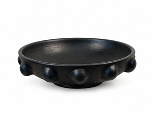 Beaded Bowl - Textured Black