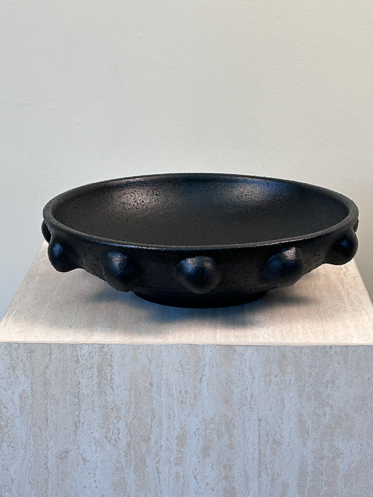 Beaded Bowl - Textured Black