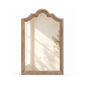 Wooden Arched Mirror