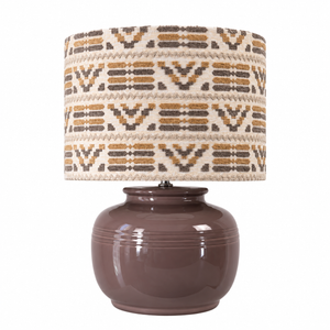 Dune Table Lamp - Chocolate - Beige-Caramel