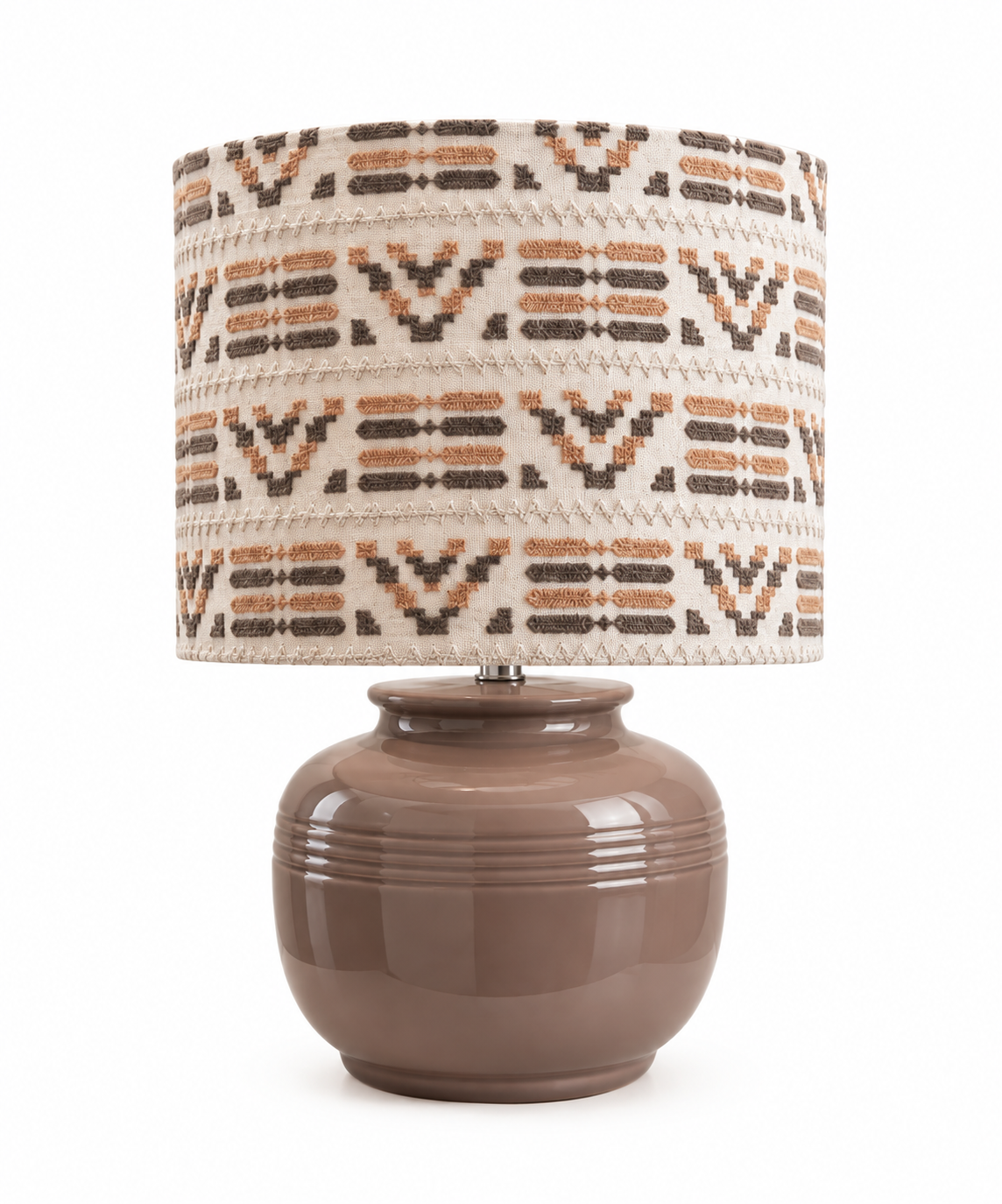 Dune Table Lamp - Taupe - Beige-Caramel