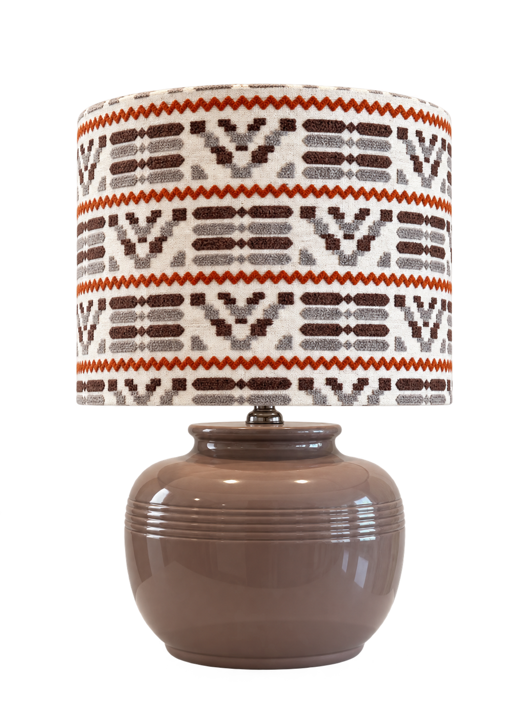 Dune Table Lamp - Taupe - Beige-Terracotta