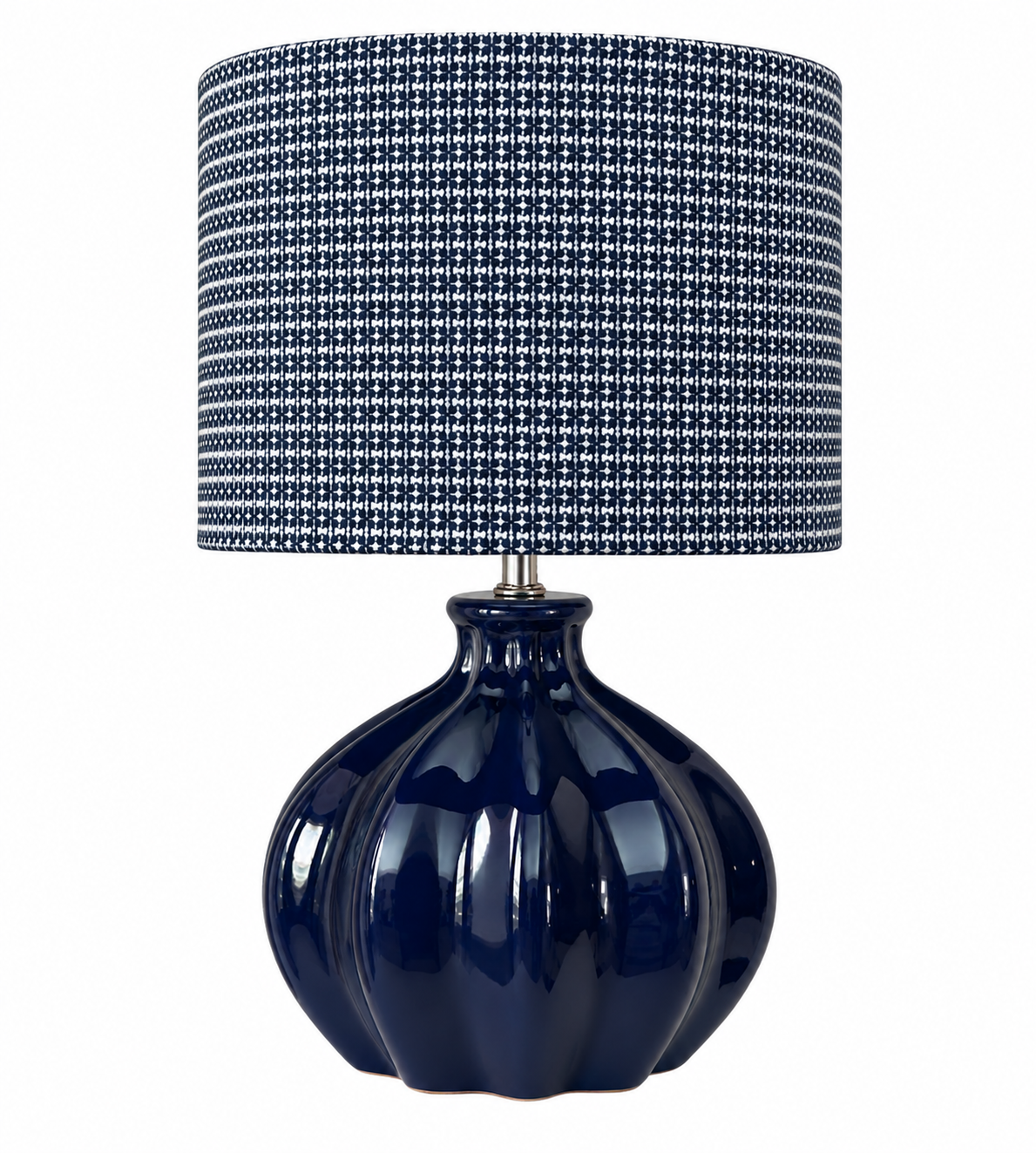 Lotus Table Lamp - Pattern A - Dark