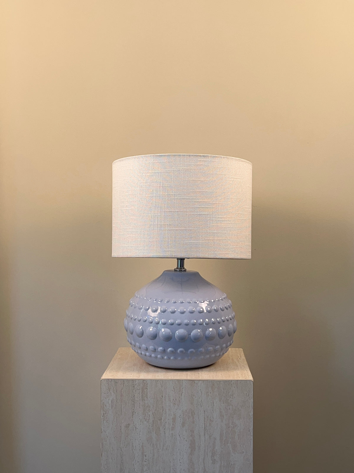 Pebble Table Lamp - Baby Blue - Circular