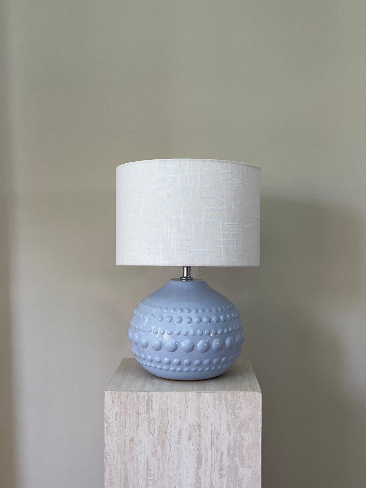 Pebble Table Lamp - Baby Blue - Circular