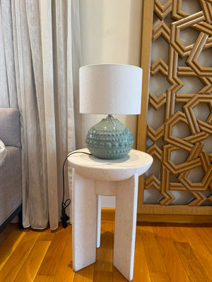 Pebble Table Lamp - Mint Green - Circular