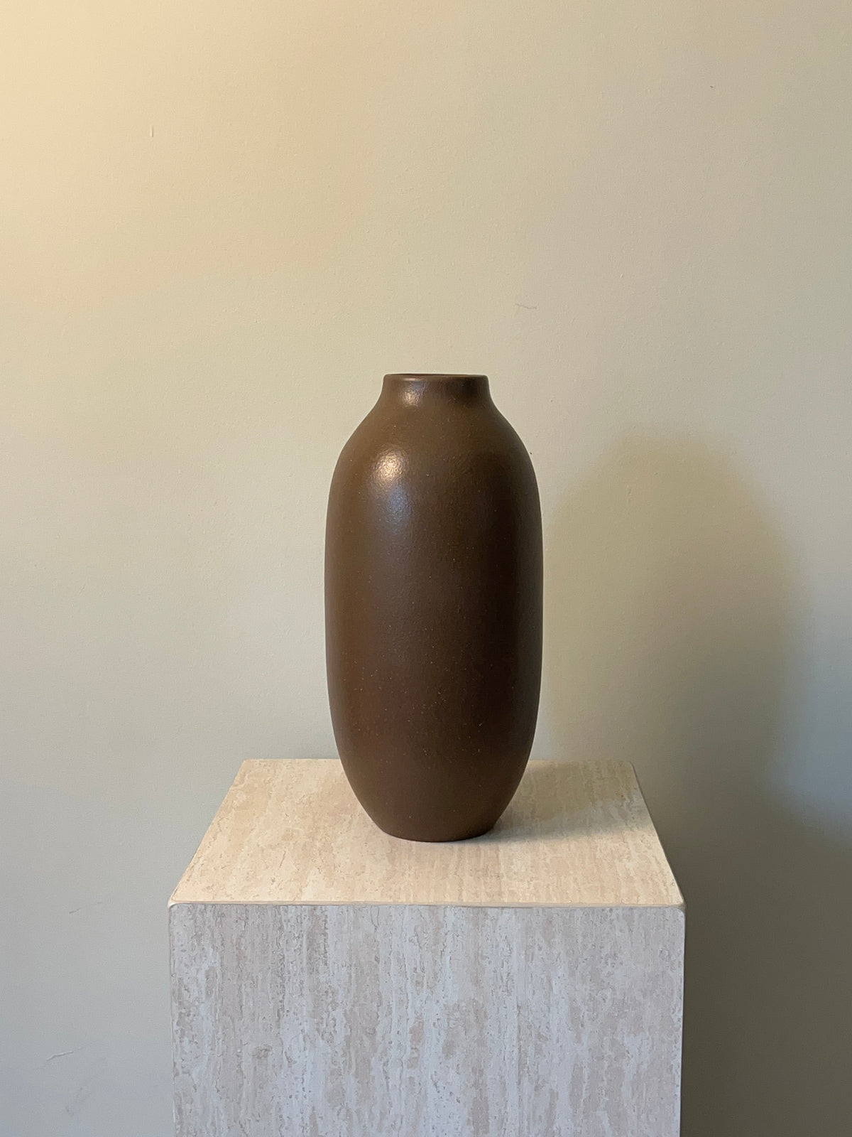 Medium Pottery Vase - Brown