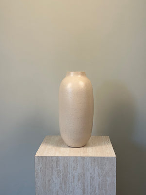 Medium Pottery Vase - Cream