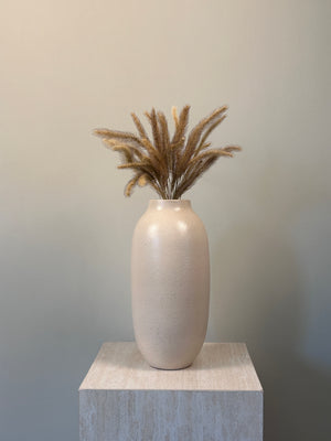 Medium Pottery Vase - Cream