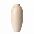 Tall Pottery Vase - Cream